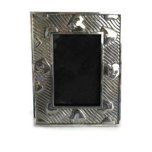 Small Tabletop Silverplated Picture Frame Hearts By International Silver Company